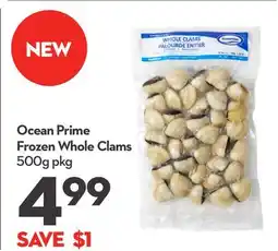 Longo's Frozen Whole Clams offer