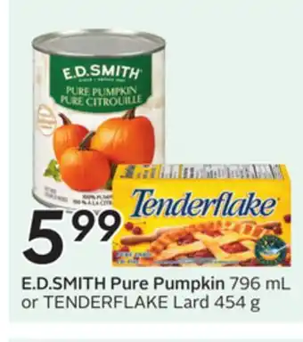 Sobeys E. D. SMITH Pure Pumpkin offer