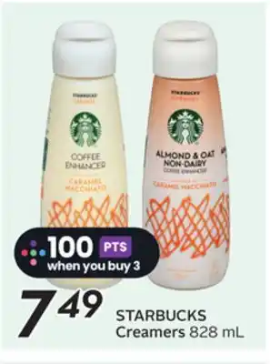 Sobeys STARBUCKS Creamers offer