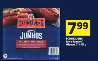 Foodland Juicy Jumbos Wieners offer