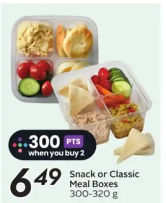 Sobeys Snack or Classic Meal Boxes offer