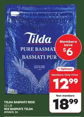 Independent Grocer TILDA BASMATI RICE, 10 LB offer