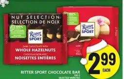 Food Basics RITTER SPORT CHOCOLATE BAR offer