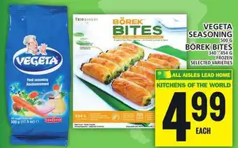 Food Basics VEGETA SEASONING OR BÖREK BITES offer