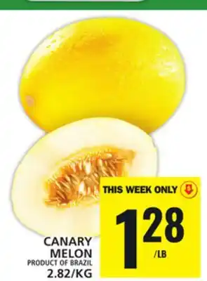 Food Basics CANARY MELON offer