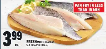 Metro FRESH MEDITERRANEAN SEA BASS PORTION offer