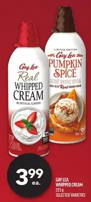 Metro GAY LEA WHIPPED CREAM offer