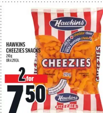 Metro HAWKINS CHEEZIES SNACKS offer