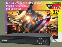 Hart DVD Player with HDMI and USB Input offer