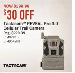 Cabela's Tactacam REVEAL Pro 3.0 Cellular Trail Camera offer