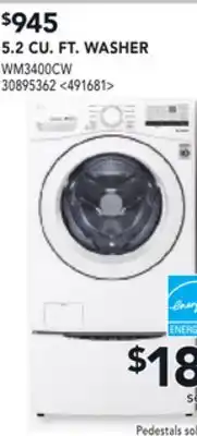 RONA LG 5.2 CU. FT. WASHER offer