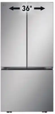 RONA LG 25 CU. FT. REFRIGERATOR offer