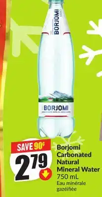 FreshCo Borjomi Carbonated Natural Mineral Water 750 mL offer