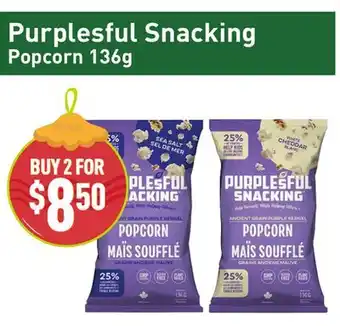 Healthy Planet Purplesful Snacking Popcorn 136g offer