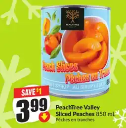 FreshCo PeachTree Valley Sliced Peaches 850 mL offer