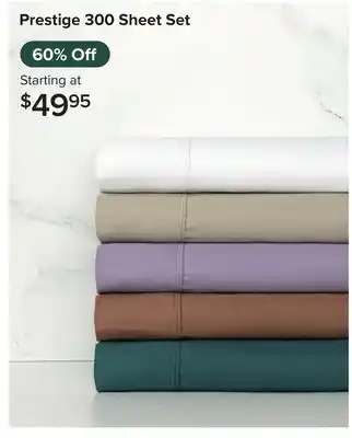 Linen Chest Prestige 300 Sheet Set offer