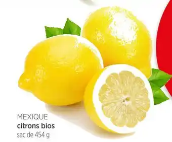 Avril citrons bios offer