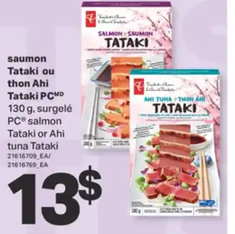 L'Intermarché SAUMON TATAKI OU THON AHI TATAKI, 130 G offer