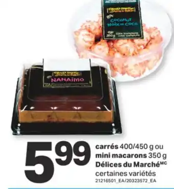 L'Intermarché CARRÉS 400/450 G OU MINI MACARONS 350 G offer