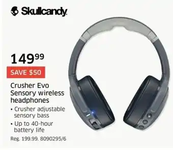 The Source Crusher evo sensory wireless headphones offer