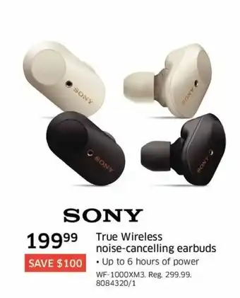 The Source True wireless noise-cancelling earbuds offer