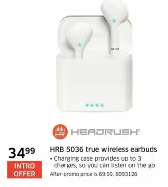 The Source HRB 5036 true wireless earbuds offer