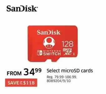 The Source Select microSD cards offer