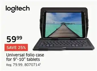 The Source Universal folio case for 9" - 10" tablets offer
