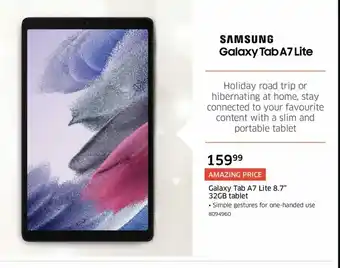 The Source Galaxy tab A7 lite 8.7" 32GB tablet offer