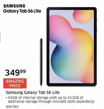 The Source Samsung galaxy tab S6 lite offer