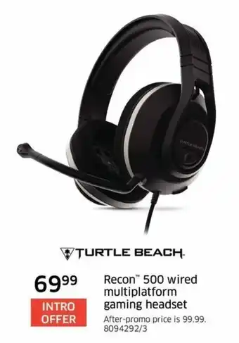 The Source Recon 500 wired multiplatform gaming headset offer