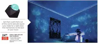 The Source Galaxy light LED and laser projector offer