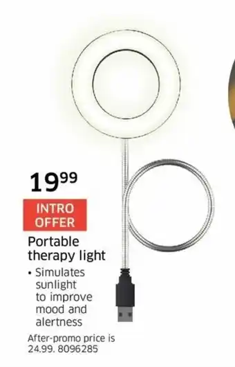 The Source Portable therapy light offer