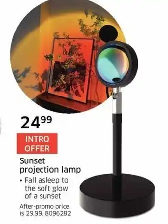 The Source Sunset projection lamp offer