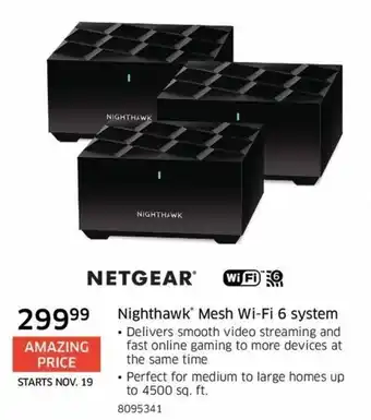 The Source Nighthawk mesh wi-fi 6 system offer