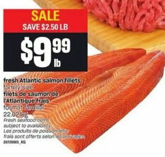 Loblaws Fresh atlantic salmon fillets offer