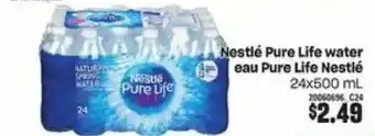 Loblaws Nestlé pure life water eay pure life nestlé offer