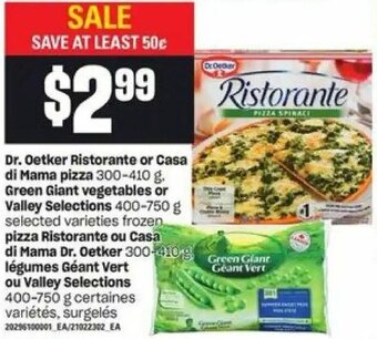 Loblaws Dr. oetker ristorante or casa di mama pizza offer