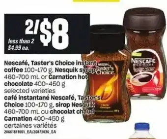Loblaws Nescafé, taster's choice instant coffee offer