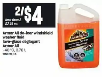 Loblaws Armor all de-icer windshield washer fluid offer