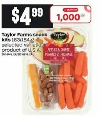 Loblaws Taylor farms snack kits offer