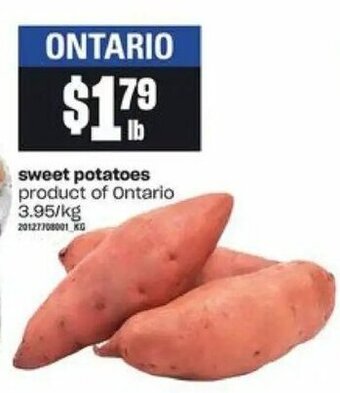 Loblaws Sweet potatoes offer