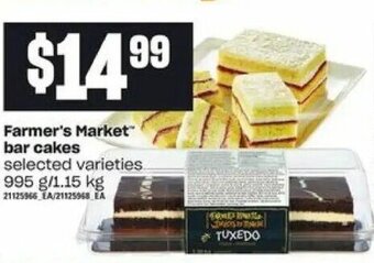 Loblaws Farmer's market bar cakes offer