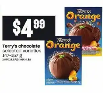 Loblaws Terry's chocolate offer