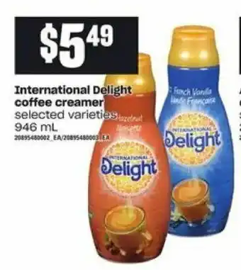 Loblaws International delight coffee creamer offer