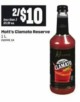 Loblaws Mott's clamato reserve offer