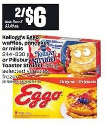 Loblaws Kellogg's eggo waffles offer