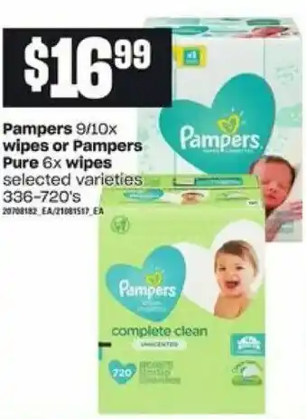 Loblaws Pampers wipes or pampers pure offer