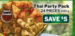 M & M Food Market Thai Party Pack offer