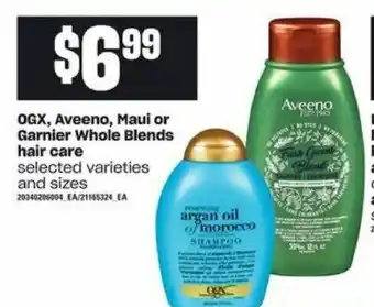 Loblaws OGX, avveno, nauir or garnier whole blends hair care offer